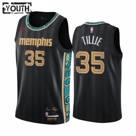 Memphis Grizzlies Killian Tillie 35 2020-21 City Edition Lasten Pelipaidat Swingman